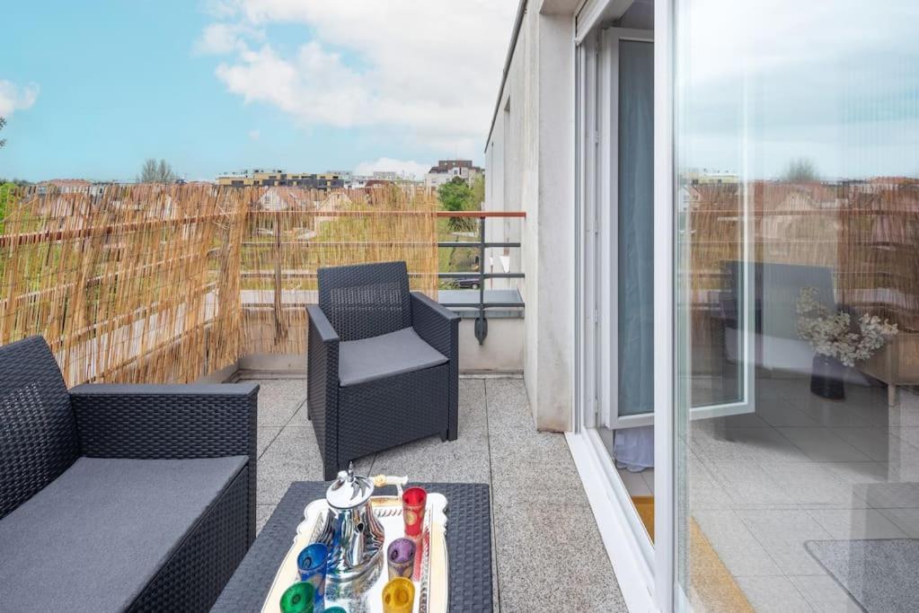 Appartement L'Excellence-8Min Aeroport-Terrasse-Parking Prive à Lingolsheim Extérieur photo